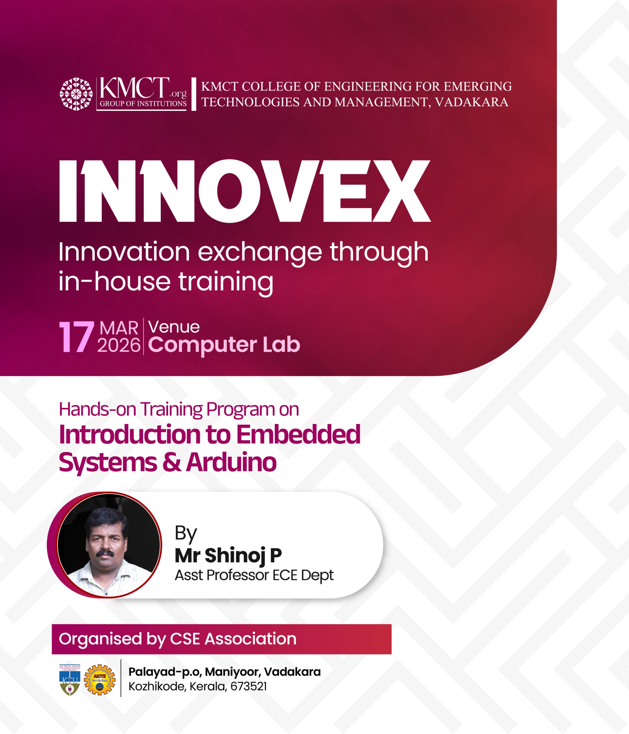 Innovex, in-house Training